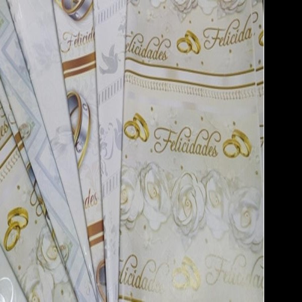 PAPEL COUCHE BODA PADI 50X70 CM. E.25 C.500